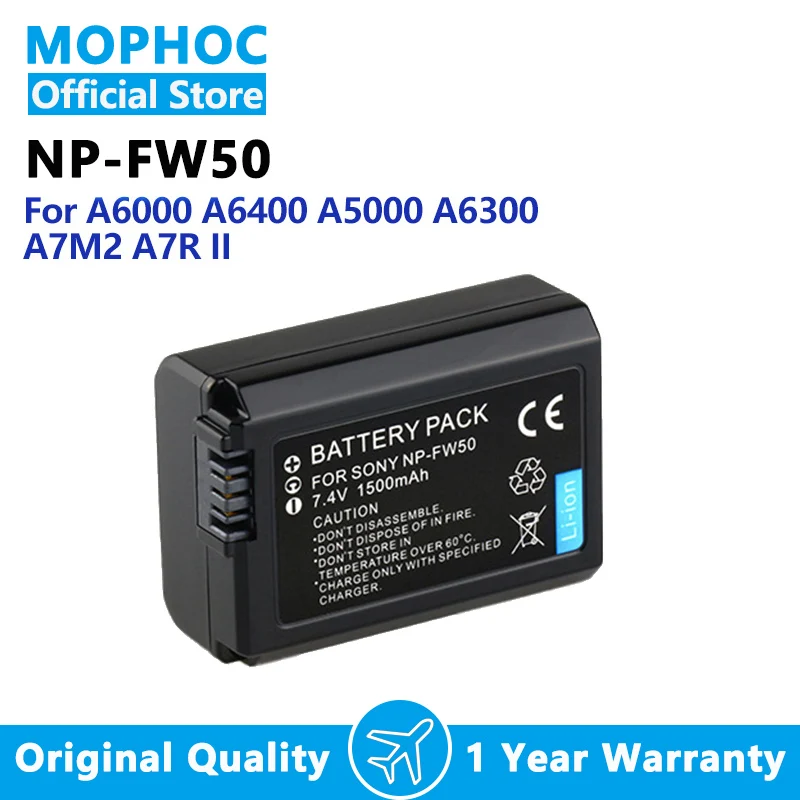 NpFw50NPFW50BatteryForSONYCameraA6300A60006000A6400A5000