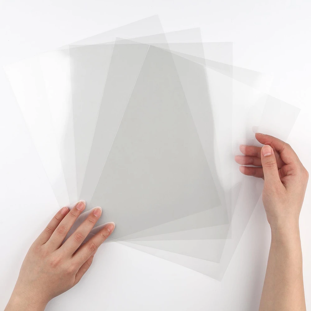 5pcs 0.125mm Thickness Heat Resistant Perfectly Clear Acetate Sheets