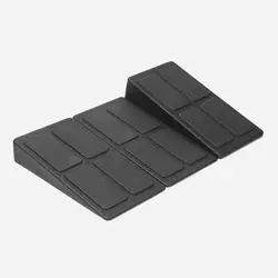 Adjustable Non-Slip Squat and Deadlift Wedge Set - Calf Stretcher and Slant Board (3pcs)