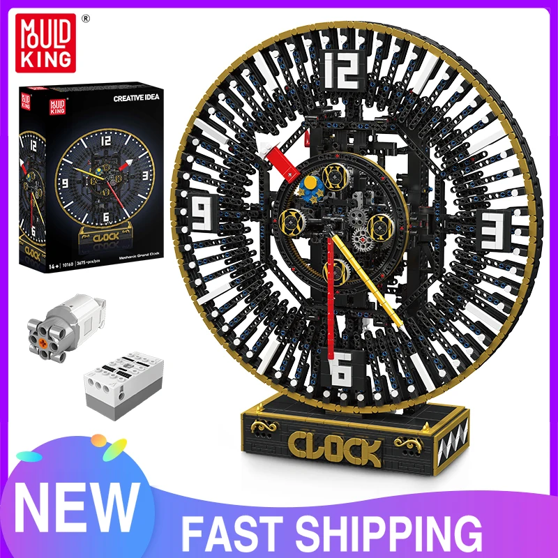 Mould King 10160 - Grande horloge mécanique MK10160