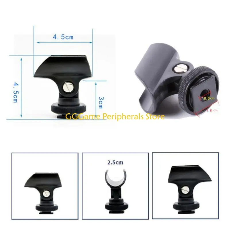 U55B 직경 19-21mm 마이크 마운트 DSLR 카메라용 내구성이 뛰어난 핫샷 마이크 스탠드