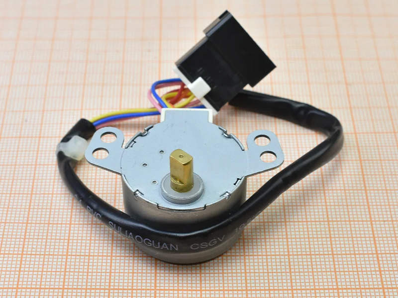 Поворотный шаговый мотор кондиционера 12V MP28GA LL-07411 Вал (Н-9 мм D-5 мм) | Обустройство