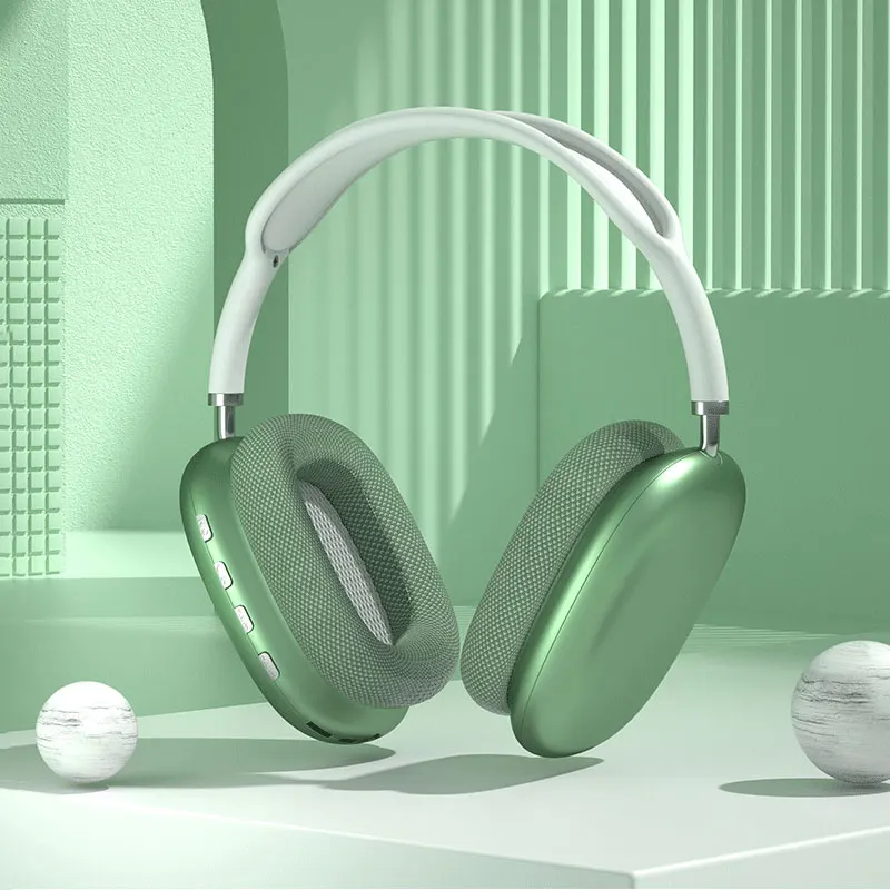 Casque Sans Fil P9 Vert – Confort et Performance 4