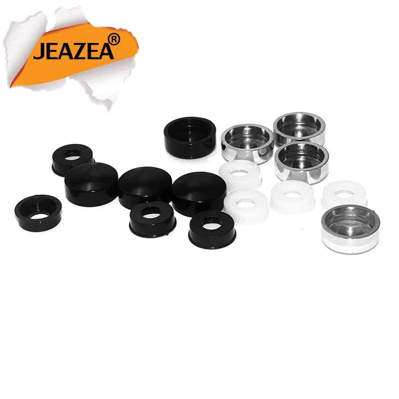 Wheel nut caps screw caps wheel nut covers bolt nut covers JEAZEA License Plate Frame cover Mounting Screws Bolt Screw Nut Cap Bolt Cover for Car Truck Motorcycle