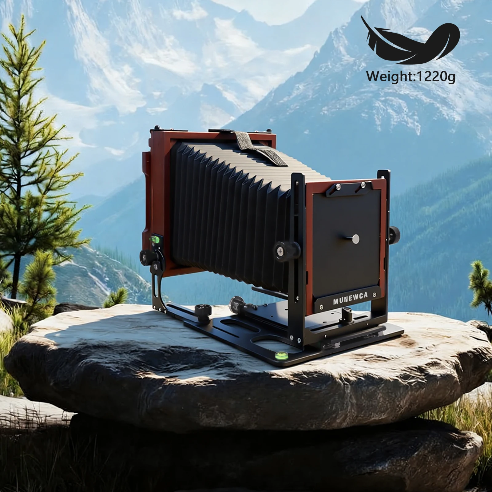 eTone Professional Munewca 4x5 Large Format Film Camera Carbon 4