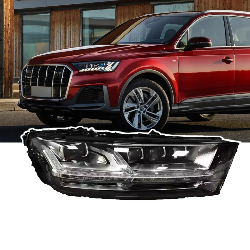 

Для Audi Q7 высокое качество Оригинальные заводские детали Автомобильная Передняя система освещения Светодиодная Автомобильная фара