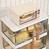 Plastic Kitchen Cabinets Home Living Room Snack Toy Storage Cabinet Box Multi-layer Flip Bedroom Cabinets Home Furniture u 4