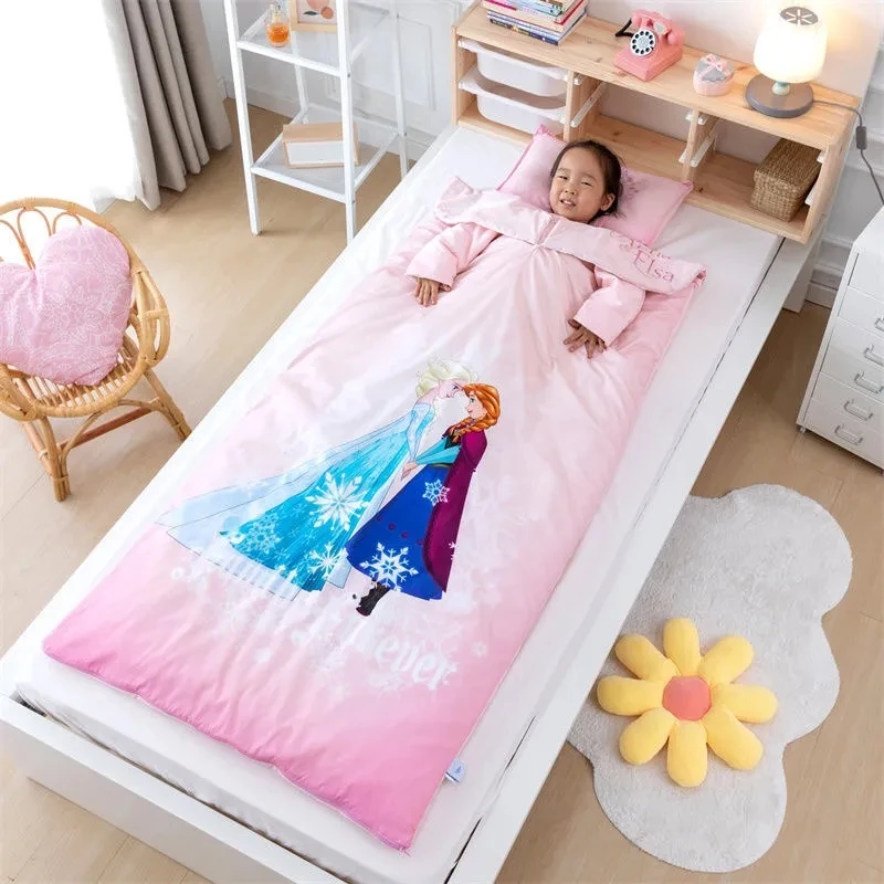 Disney-saco de dormir de Frozen y Elsa para niños, colcha