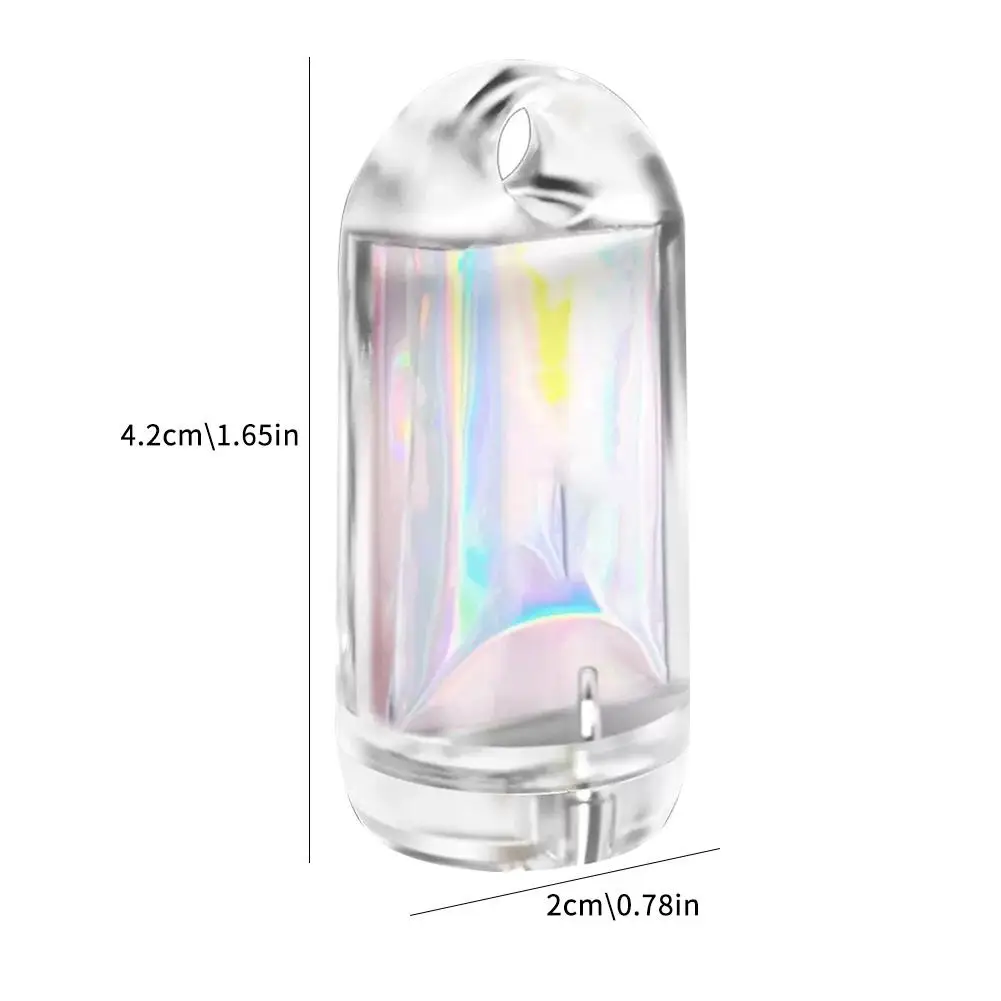 LED Ultra Light Lamp Multi-function Light Manual USB Charging Cable Waterproof Case Ultra-small Mini Key Chain