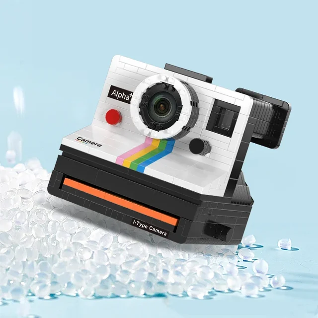 Retro camera Building Kit Construction Model Building Blocks Set, Collectible Gift Idea Building Set for Adults and Teen 5