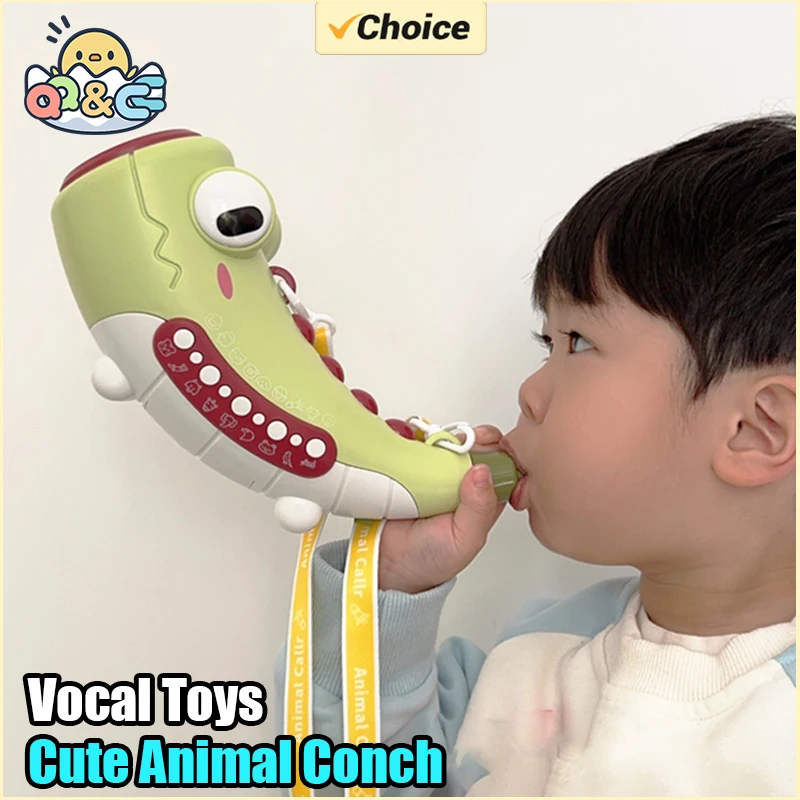 Plastic Conch Vocal Toy for Kids Whistle Horn Educational