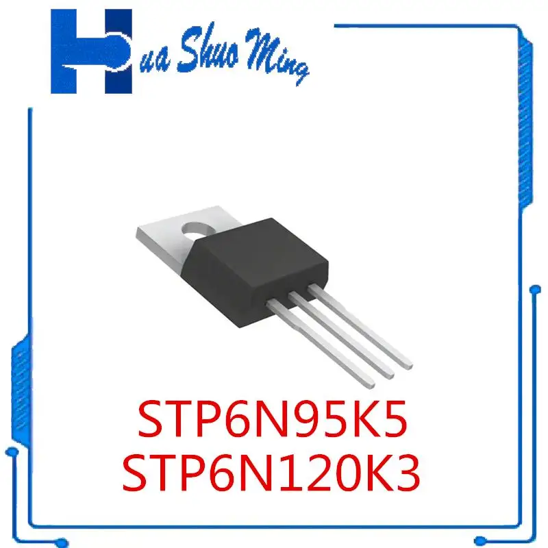 

10PCS/LOT STP6N120K3 6N120K3 STP6N95K5 STF6N95K5 6N95K5 TO-220