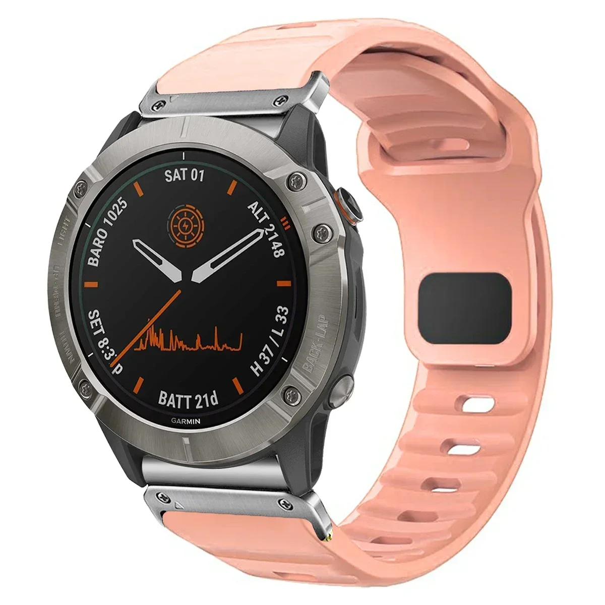 QuickFit Silicone No-Gap Watchband - Versatile 22mm & 26mm Strap