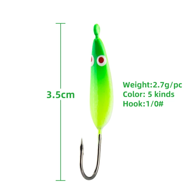 Winter Fishing Ice Fishing Jig Lures  Winter Fishing Lures Perch - 1pcs  Quality - Aliexpress