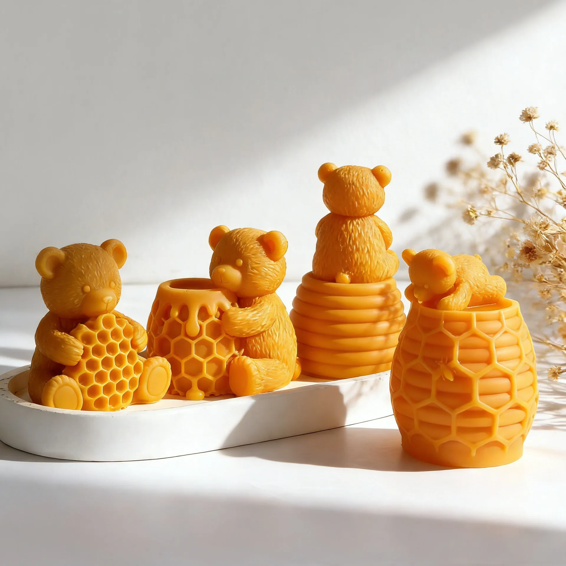 Honeypot Bear Silicone Mold 6
