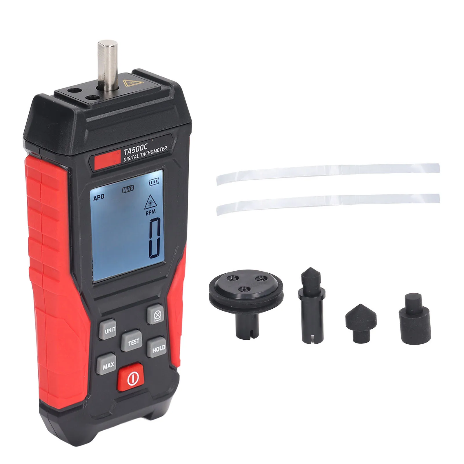 

Digital Tachometer 50-500mm Effective Distance Multipurpose 0.8s Sampling Data Locking Portable Laser Tachometer for Equipment