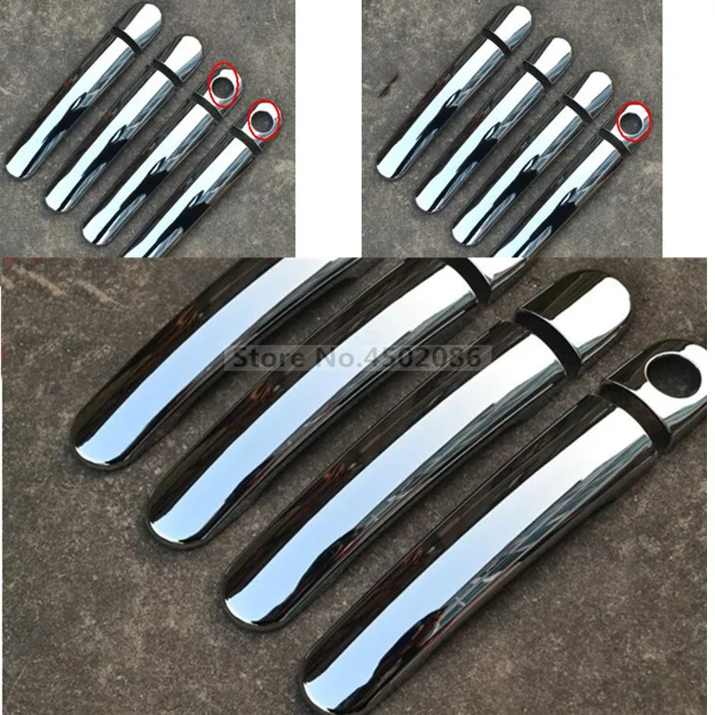 

8pcs Car Door Handle Cover Exterior Accessories Car Decoration Modification Accessories For Skoda Rapid 2013-2014