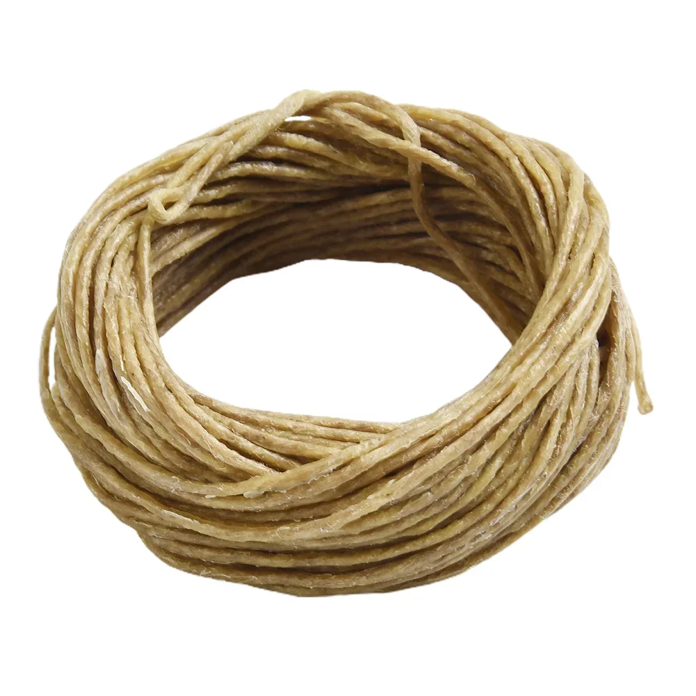 Organic Hemps Wicks 33 FT Well Coated Natural Beeswax For DIY Candle Stick Making/votives/tea Lights DIY Accessories