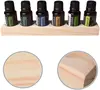 1-Tier Wooden Essential Oil Display Storage Organizer Holder Stand - 6 Slots Natural Hard Pine Wood Rack 5