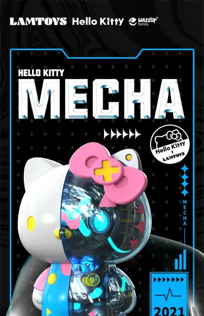 サンリオ - LAMSTOYS mecha hello kitty Mecha Hello Kitty Series Blind Box - myplasticheart