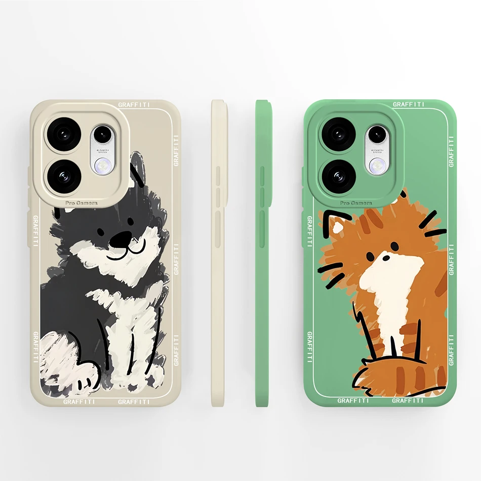 Elegant Chinese Ink Floral Soft Silicone Phone Case - Full Coverage Bumper Protection