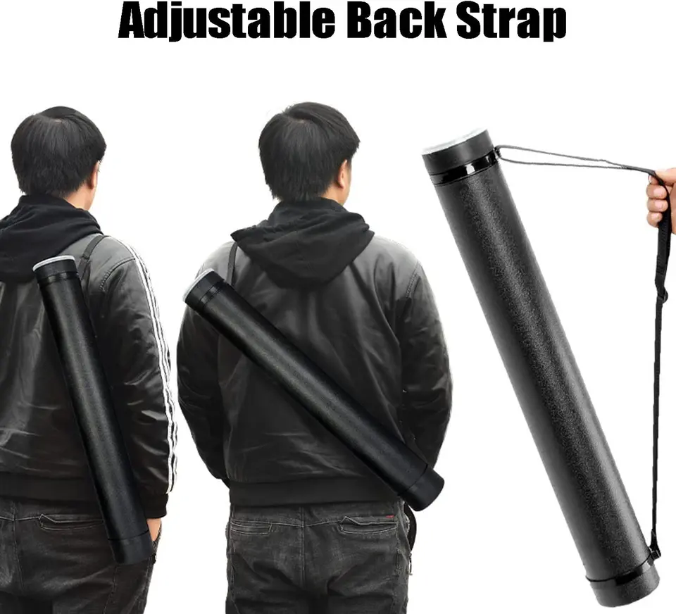Archery Arrow Quiver Arrow Holder Adjustable Extendable Arrow Tube Case With Adjustable Back Strap For Hunting Target Shooting - 18