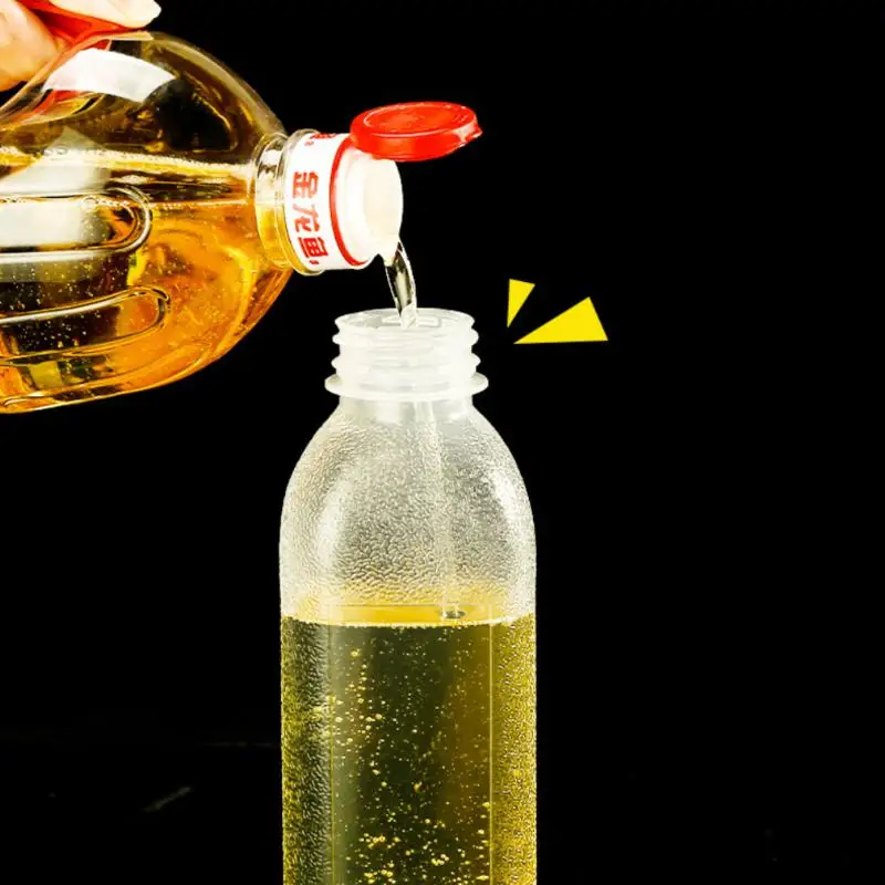 New 300ml/500ml Kitchen Squeeze Oil Bottle Dispenser Oil Spray Bottle Condiment Cooking Baking Ketchup Mustard Vinegar Olive
