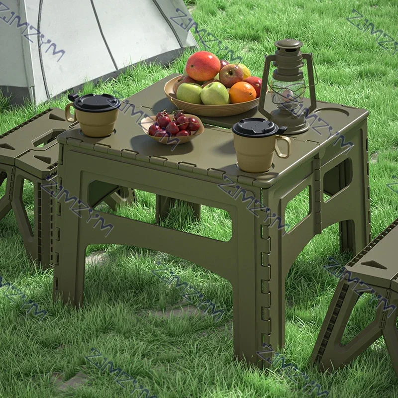Outdoor Folding Table Portable Camping Plastic Table Set Simple Picnic Equipment Supplies foldable table