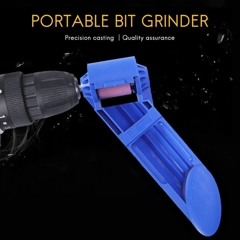 2-12.5Mm Drill Bit Sharpener Corundum Grinding Wheel Portable Powered Tool For Drill Polishing Wheel Drill Bit Sharpener