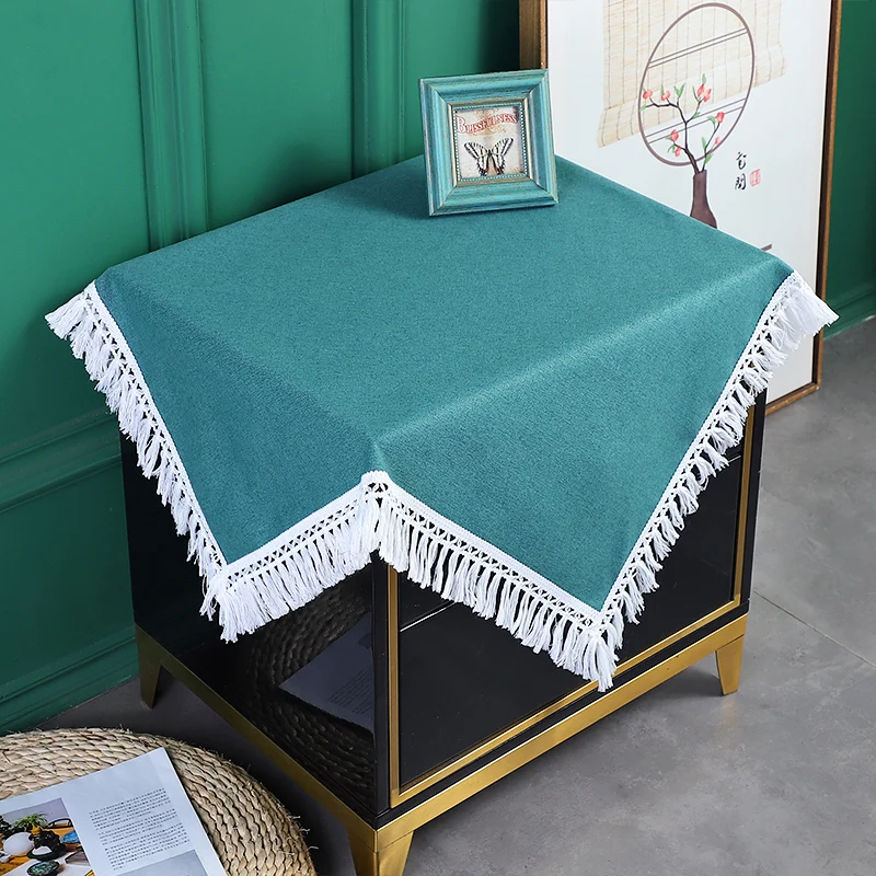 

Waterproof coffee table covered with oil-proof square tablecloth 2024 yellow