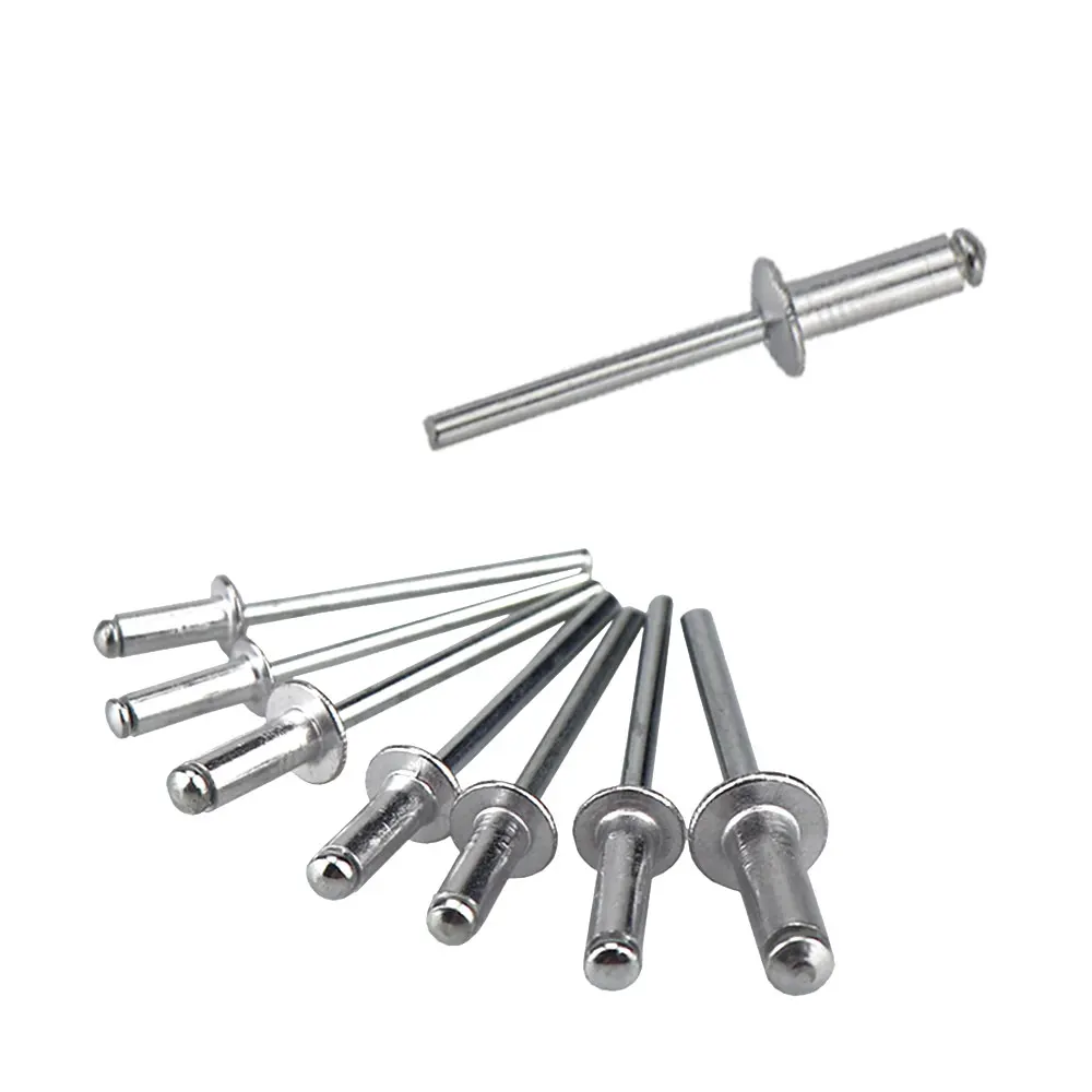 HIFESON Blind Rivets Aluminium Mushroon Head Break Mandrel Blind Rivets Nails Assorted Box Set 180pcs Aluminum Rivet kit rivets and fasteners,rivets and screws