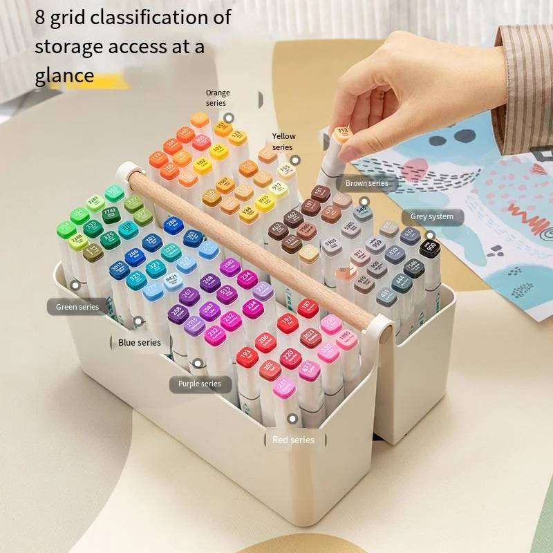 

Multifunctional Desk Stationery Holder Sorting Desk Stationery Storage Multi-Grid Desktop Plastic Storage Sundry Storage