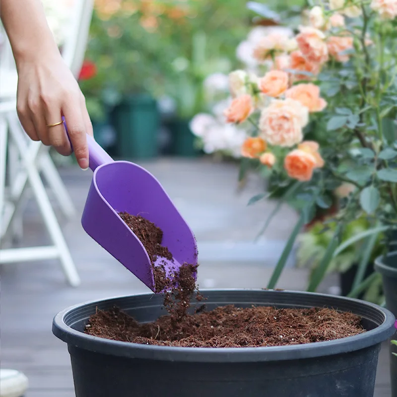 Garden Tools Plastic Thickened Soil Shovel Household Garden Shovel Cat Litter Shovel Soil Loosening Tool Gardening Scoop 4