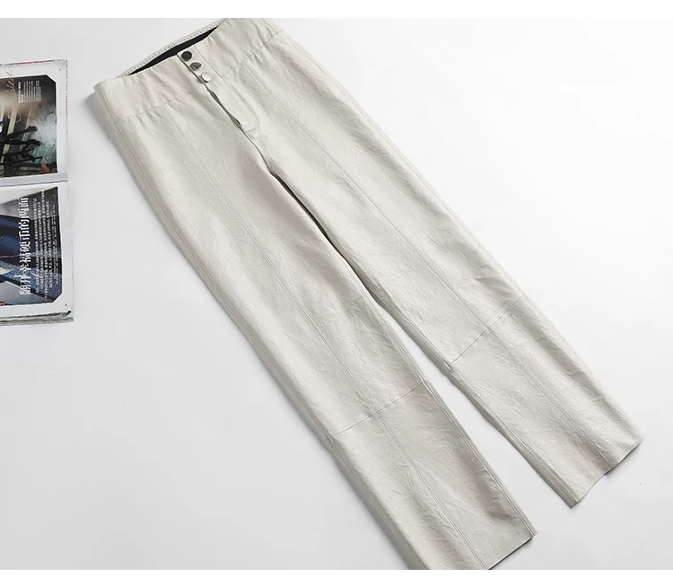 Рисунок 5 - Женские прямые брюки Tajiyane из натуральной кожи