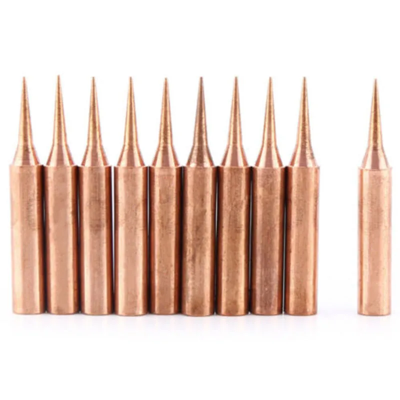 

900M-T-I Soldering Iron Tips 10 Copper Solder Screwdriver Iron Tips Soldering Welding Head 900M-T-I Lead Free Tool Parts