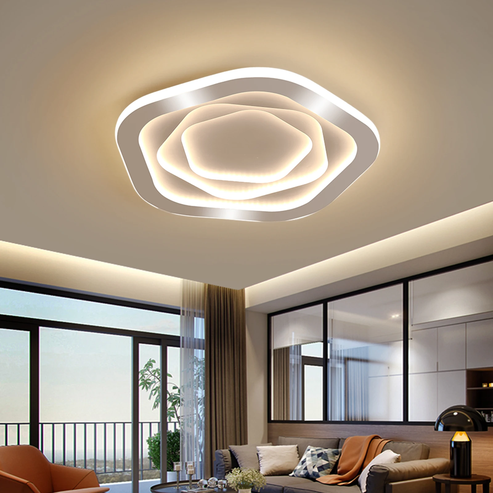 dining room ceiling lights Modern LED Ceiling Lamp Lights Nordic Simple Room Ceiling Lamp Creative for Bedroom Indoor Daily Lighting Home Decoration Lamps led recessed ceiling lights