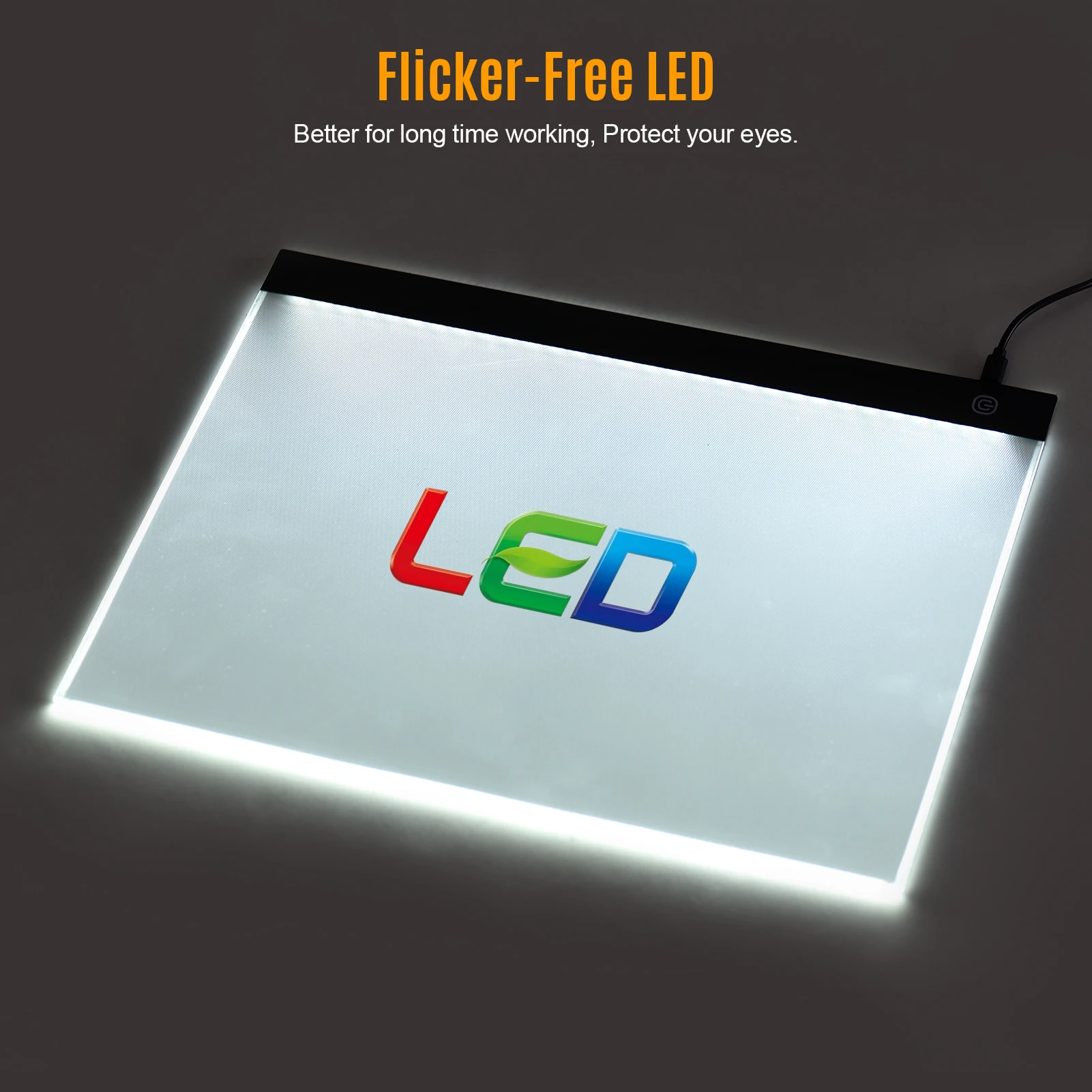 초박형 LED 라이트 패드, 무단 밝기 반투명 드로잉 보드, 아티스트 애니메이션 스케치용 USB 전원, A3 카피보드