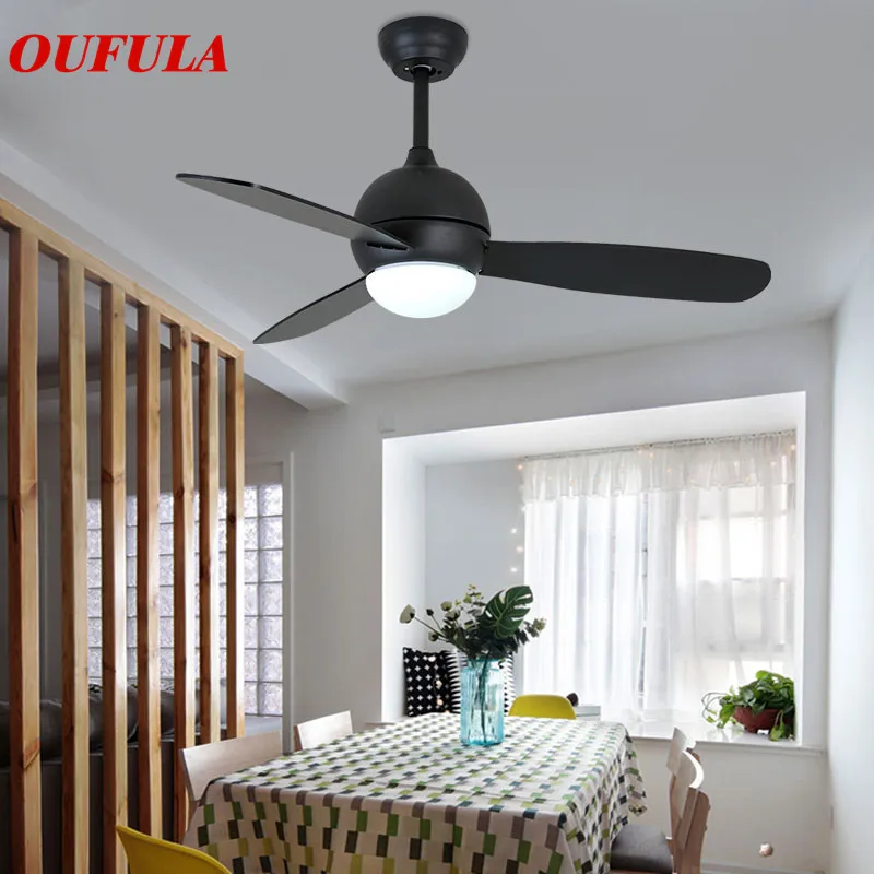 

BELLE Modern Ceiling Fan Lights With Remote Control 110V 220V Home Decorative For Living Room Bedroom Restaurant