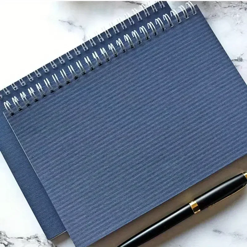 Grid Paper Notebook Notepad Suitable for Time Tracking Accounting Office 100 Pages Inventory Management Ranking A5 Spiral Pads 6