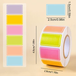 Waterproof Color - Coded Index Tabs - Vibrant, Durable Sticky Labels (Random color)
