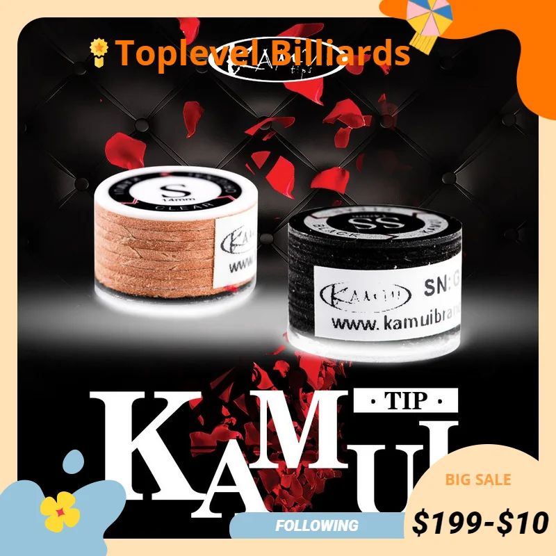 Japanese Original KAMUI Clear Cue Tips Pool KAMUI Tip 14mm SS/S/M/H