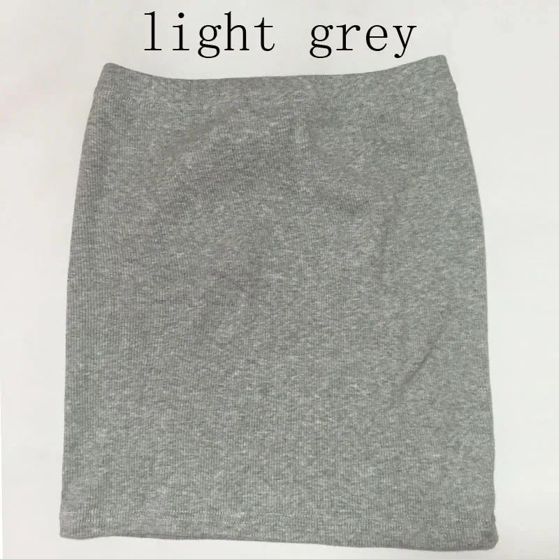 Women Summer Mini Skirt Elastic Waist Candy Color