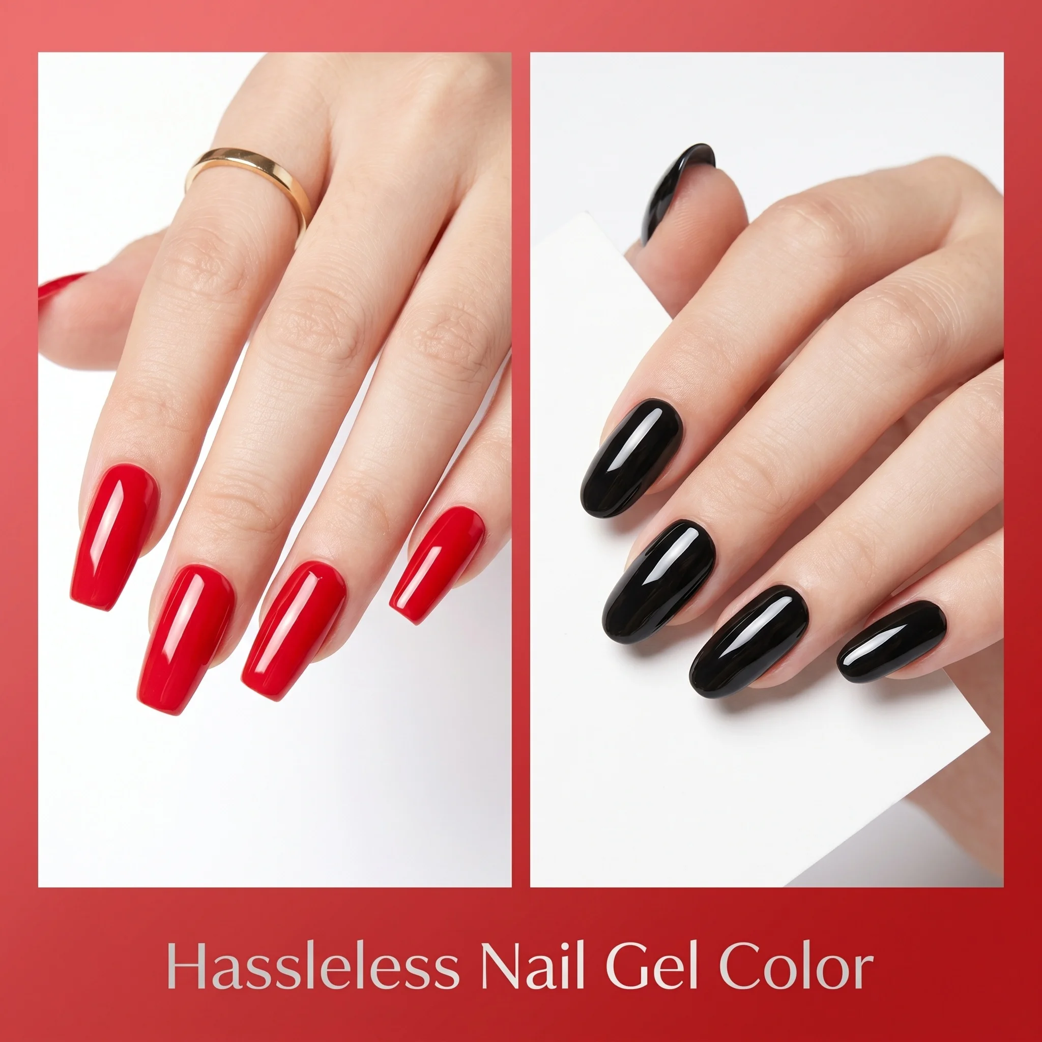 Fashionable nail gel, 6-pack, highly saturated, long-lasting and durable, salon quality, suitable for nail salons and home DIY - 3