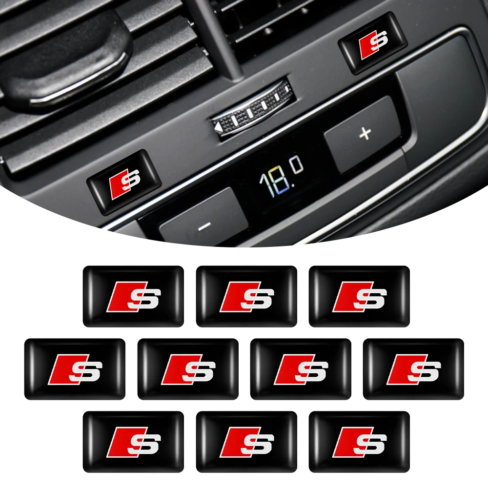 Compact 3D Steering Wheel Sticker for Car Interior Decoration