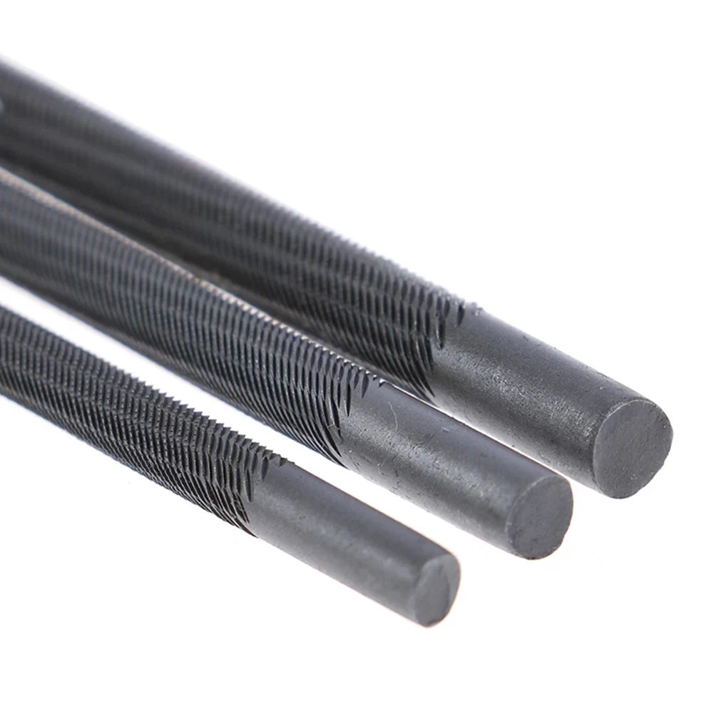 Steel Chainsaw Round Files Sharpening for Chainsaw Chains Grinding Tool Woodworking Hand Tools 4.0mm/4.8mm/5.5mm 3pcs woodworking tools,chainsaw file,chainsaw sharpening kit,steel files,hand file tools