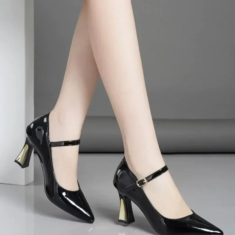 Pumps Elegant Bequem Plateau-Pumps Mit Dicken Absätzen