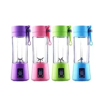 Portable Mini Blender for Shakes and Smoothies Rechargeable USB 380ML Traveling Fruit Juicer Cup Hand Fruit Blender Juicing Cup 3