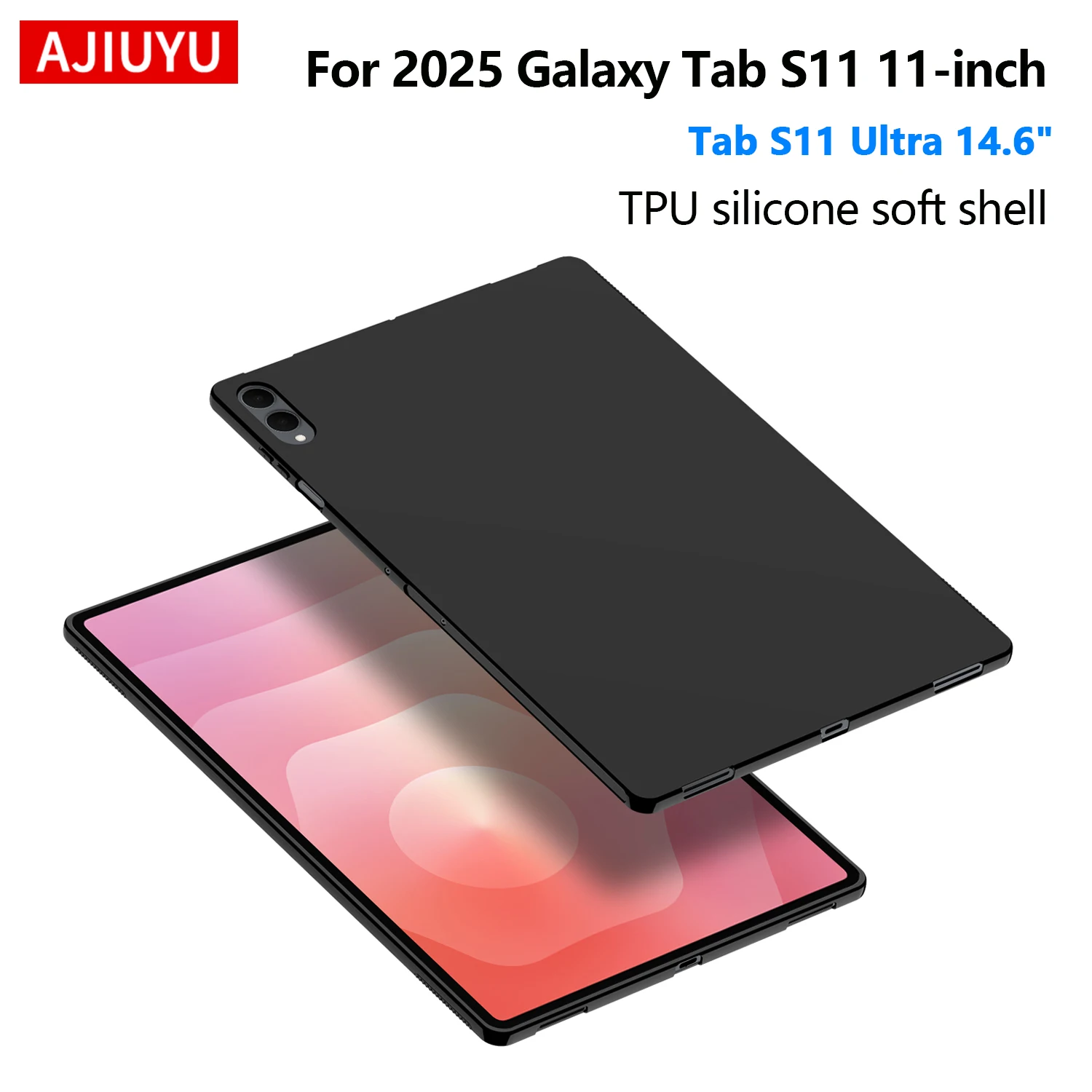 Premium Silicone TPU Soft Tablet Case - Sleek Back Cover 14.6