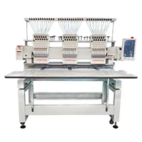 DAHAO A15 System 12 Needles Three Heads Computer Flat Hat Embroidery Machine Free Shopping