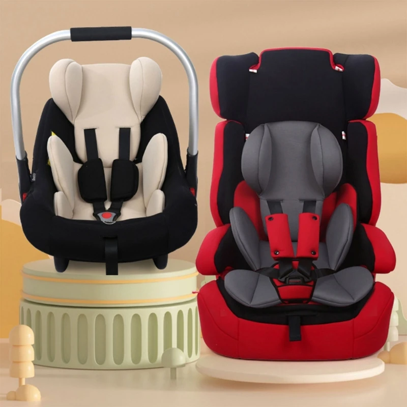 Baby Safety Car Seat Cushion Head Body Support Car Seat Insert Pad Universal Thermal Baby Stroller Cushion Mattress